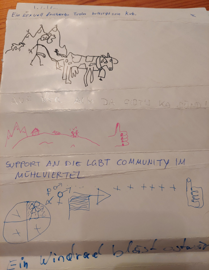 Schreiben Zeichnen Schreiben