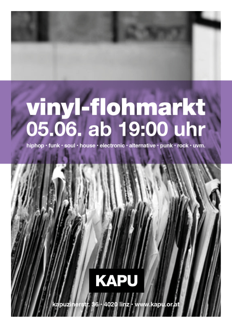 Vinyl Flohmarkt Flyer